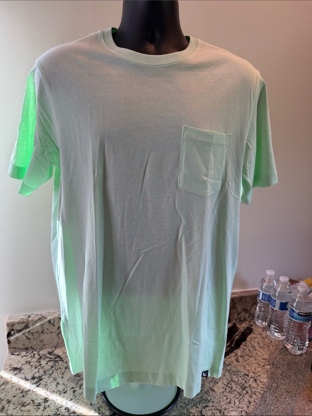 Eddie Bauer Mint Green Short-Sleeve Pocket Tee